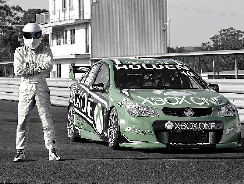 IT’S REVEALED: The Stig’s digital cousin was clocking up record laps at Morgan Park Raceway.